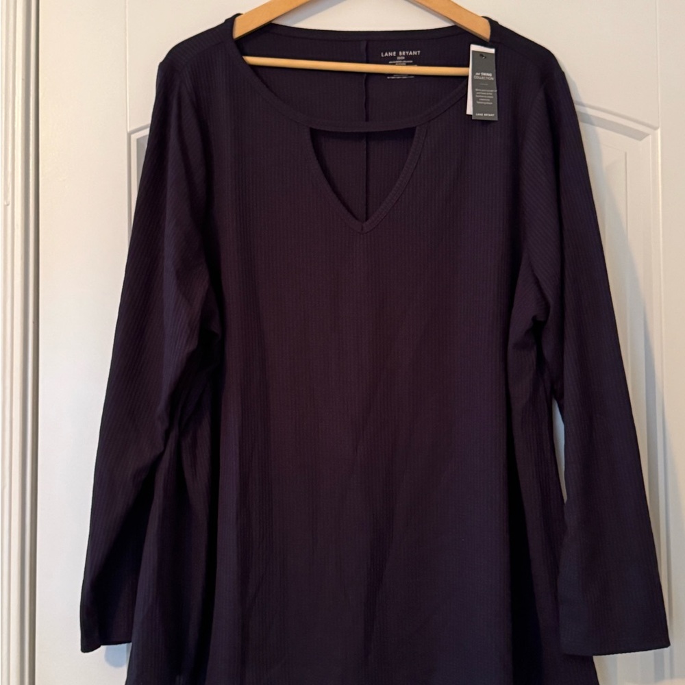 Lane Bryant Swing Collection Navy Blue Top 22/24 NWT